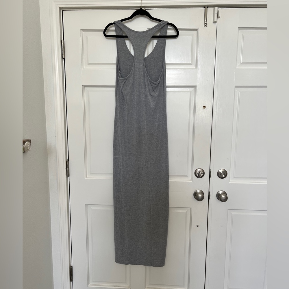 Fabletics Grey Racer Back Dress - Picture 2 of 9